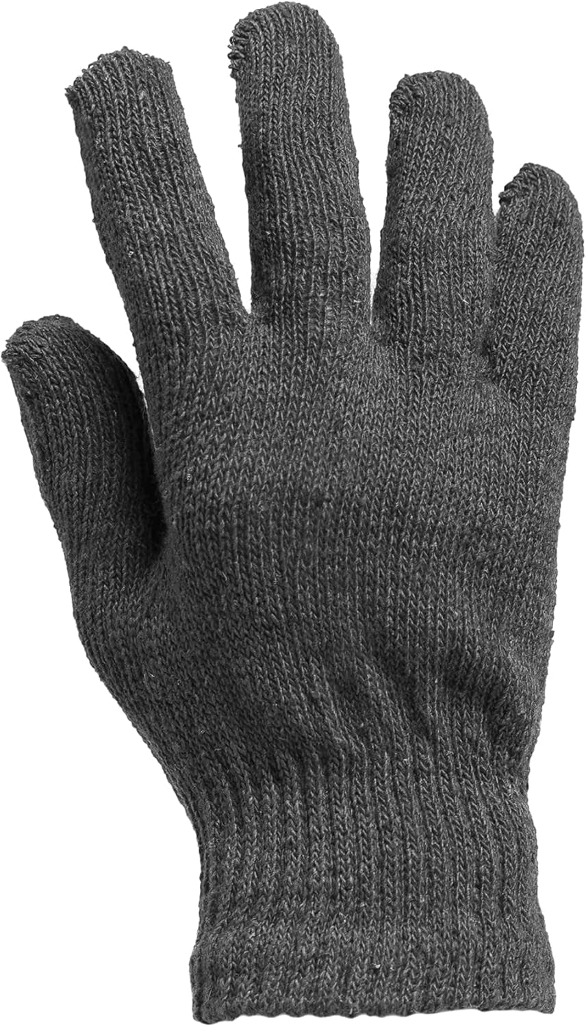 12 PAIRS Winter Gloves for Men & Women, Warm Thermal Cold Resistant Bulk Packs