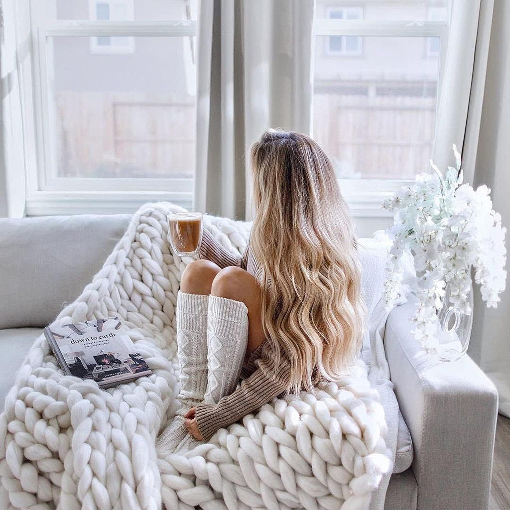 Thigh High Socks for Women Cable Knit over the Knee Boot Socks, Long Warm Leg Warmers Winter