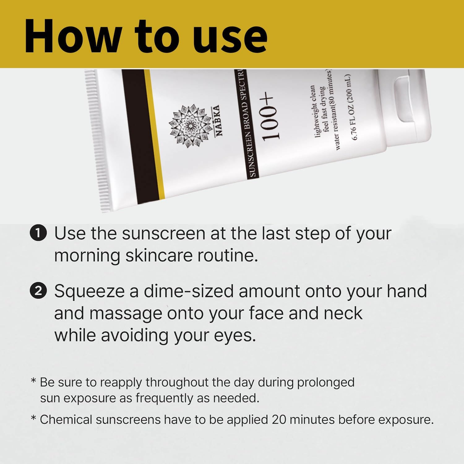 Aloe Vera Sunscreen Lotion, SPF 100, 6.6 Fl Oz, Matte Finish, Korean Skin Care Formula