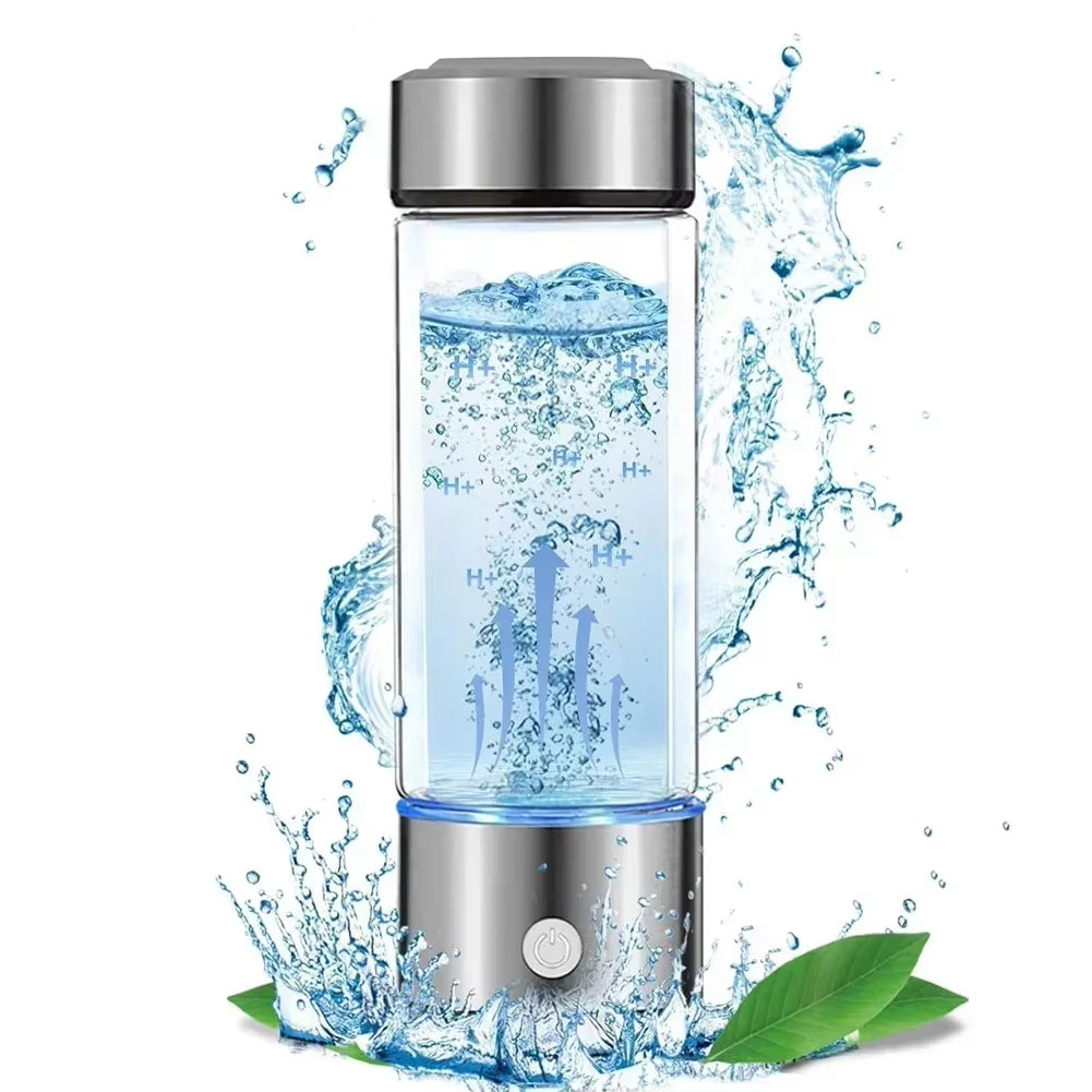 Hydrogen Water Bottle Generator Hydrogen Rich Health Cup Alkaline Ionizer USB Rechargeable Portable Hydrogen Water Ionizer