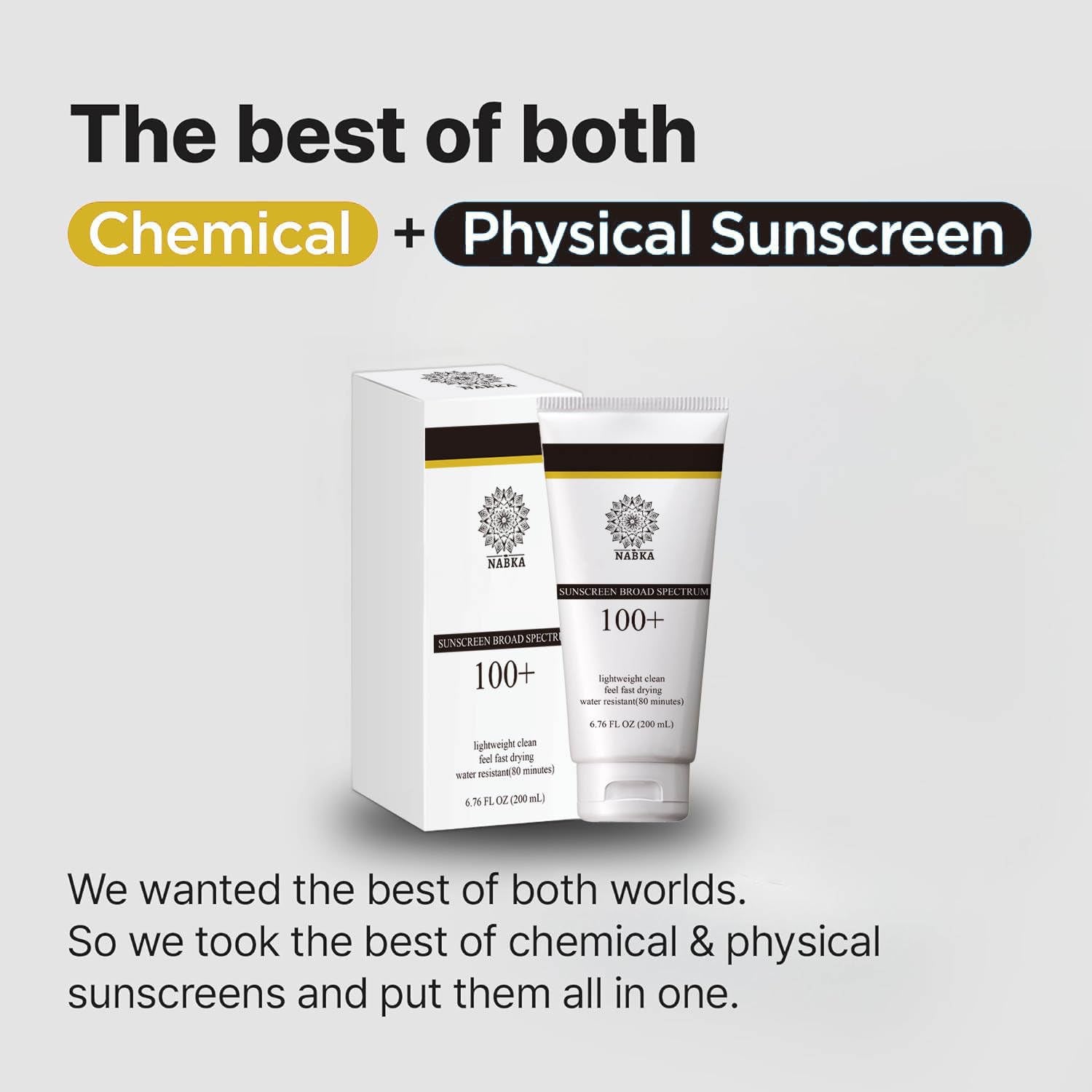 Aloe Vera Sunscreen Lotion, SPF 100, 6.6 Fl Oz, Matte Finish, Korean Skin Care Formula