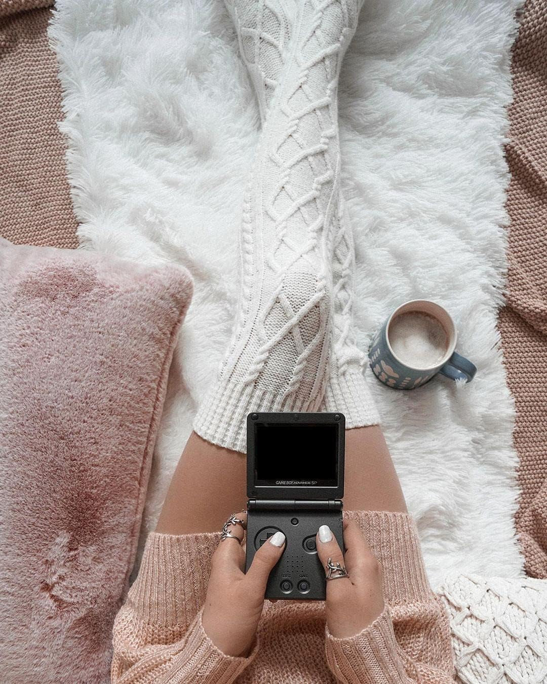 Thigh High Socks for Women Cable Knit over the Knee Boot Socks, Long Warm Leg Warmers Winter