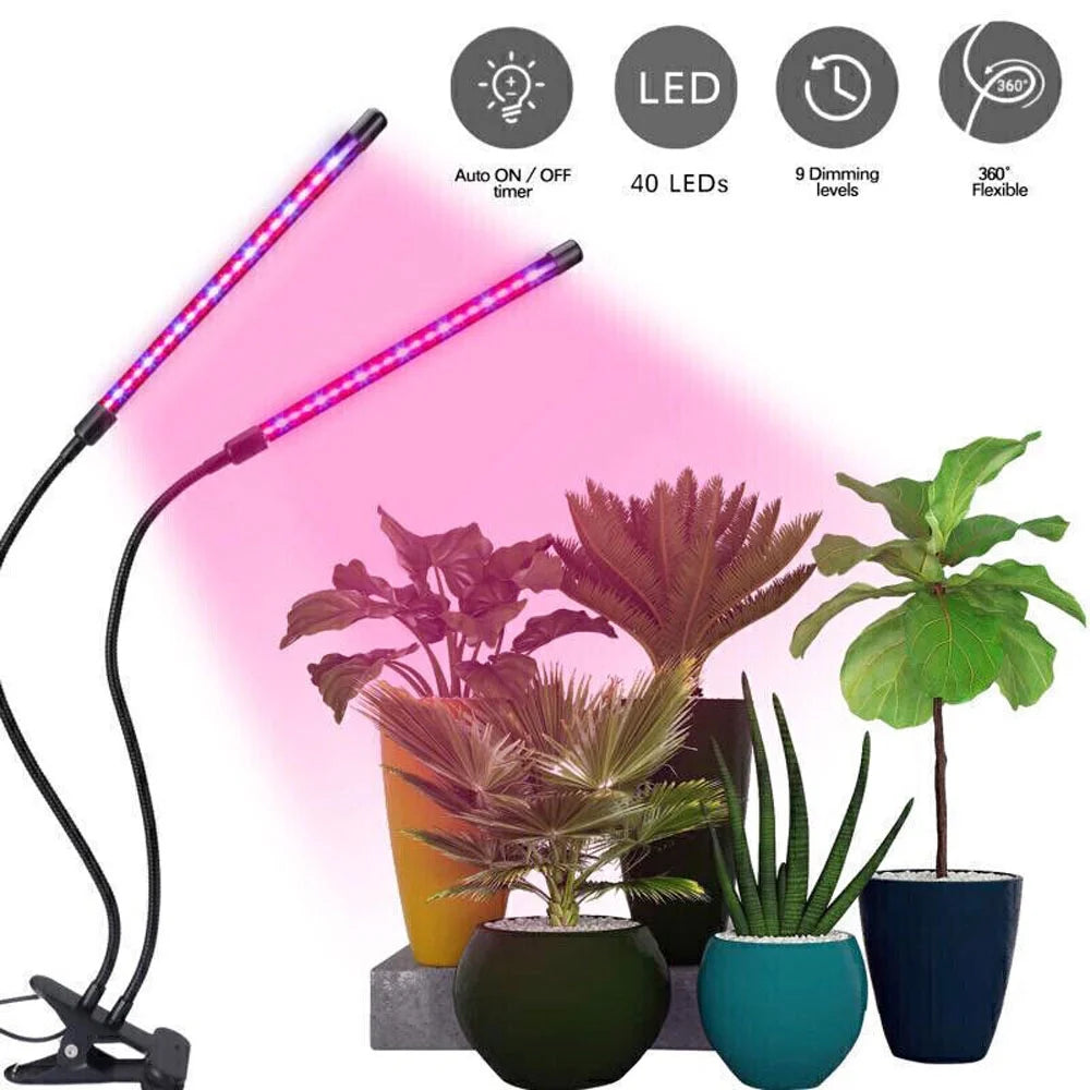 LED Grow Light Plant Growing Lamp Full Spectrum for Indoor Plants Hydroponics US